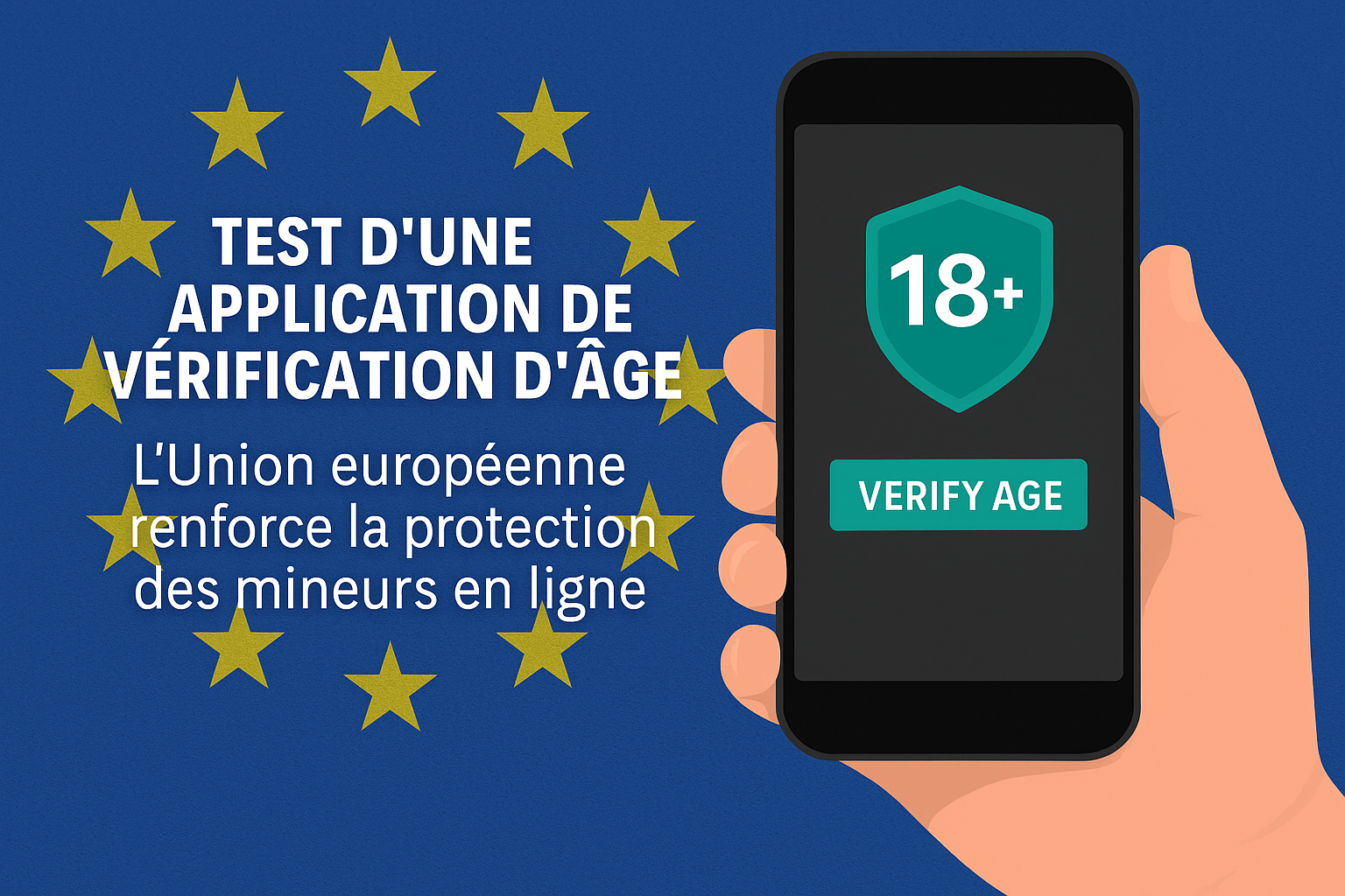 🔐 L’Europe teste une application de vérification d’âge : une nouvelle arme pour protéger les mineurs en ligne
