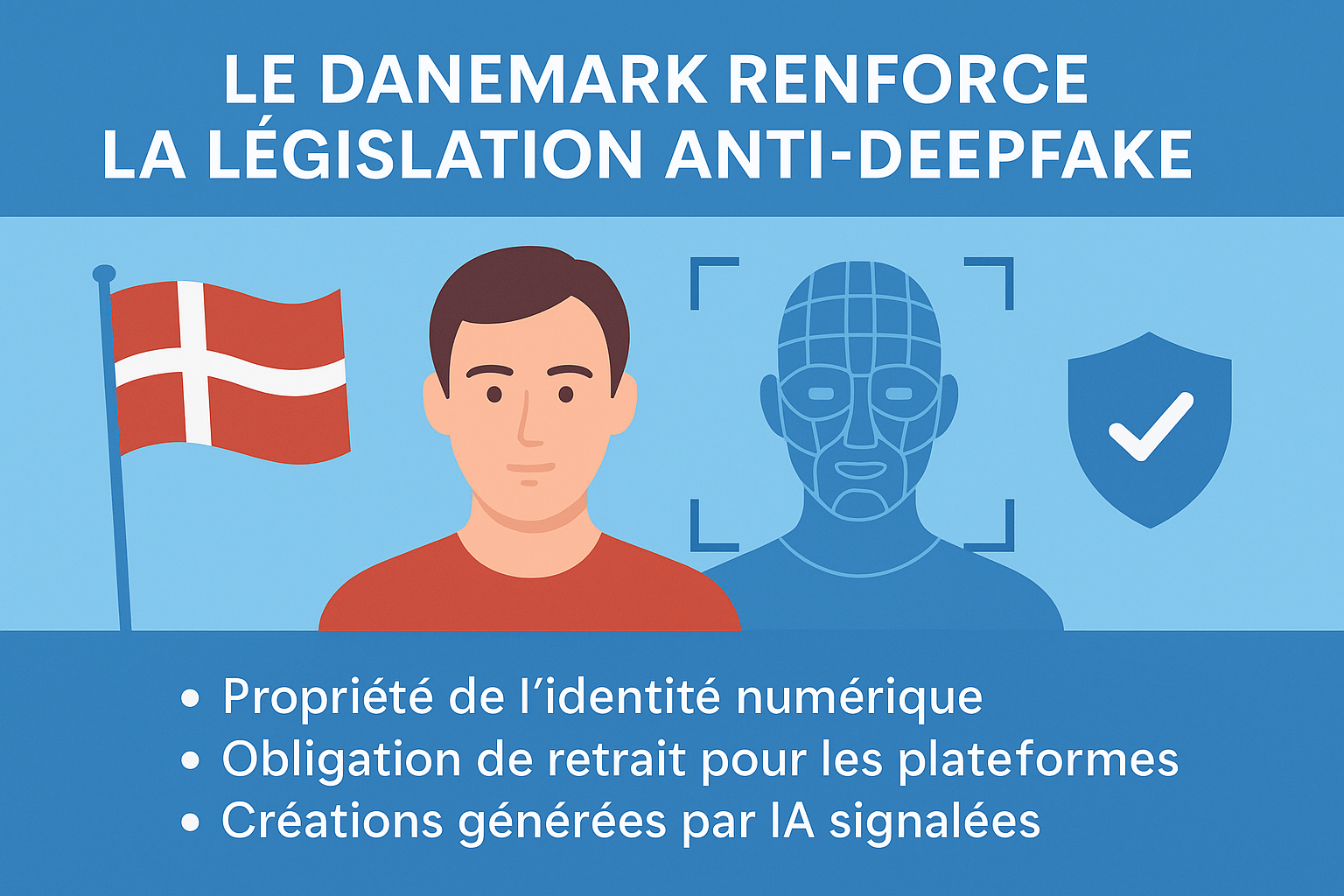 🇩🇰 Le Danemark prend les devants contre les deepfakes : un tournant européen pour la protection de l’identité numérique
